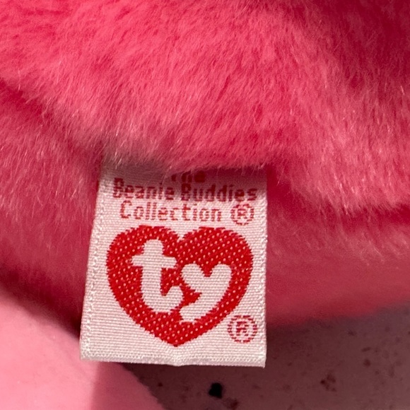 Vintage The Beanie Buddies Collection‎ Ty 1998 Pink Flamingo Plush - Picture 4 of 7